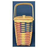 Longaberger Collectors Club 25th Anniversary American Flag (Americana) Basket - 1995
