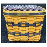 Longaberger Collectors Club J.W. Collection Miniature Two Pie Basket - 1999
