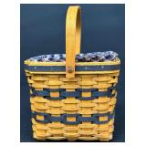 Longaberger Collectors Club J.W. Collection Miniature Two Pie Basket - 1999