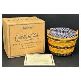 Longaberger Collectors Club J.W. Collection Miniature Corn Basket - 2002