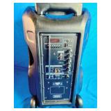 beFree Sound 12" Bluetooth Portable PA Speaker with Lights, Wireless Mic and Stand