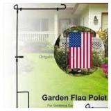 Set of 5 New Mankukulam Garden Flag Pole Posts