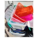 Large Lot of Storage Containers