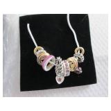 2 June Birthstone Charm Necklaces...