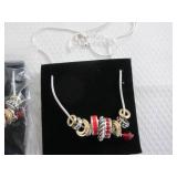 2 July Birthstone Charm Necklaces...