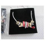 2 July Birthstone Charm Necklaces...