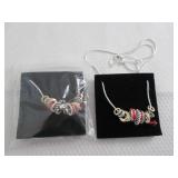 2 July Birthstone Charm Necklaces...