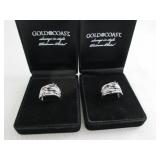 2 Gold Coast Size 9 Cocktail Rings...