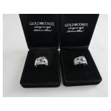 2 Gold Coast Size 9 Cocktail Rings...