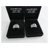 2 Gold Coast Size 9 Cocktail Rings...