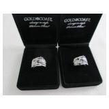 2 Gold Coast Size 9 Cocktail Rings...