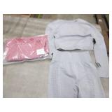 2 Ladies Small GymWolf Yoga Sets NW...