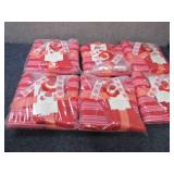 6 Sets Ladies XS 3pc Pajama Sets...