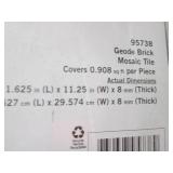 3 Sheets Jeffrey Court Geode Brick ...