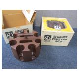2 Hoyle Revolving Poker Chip Racks...