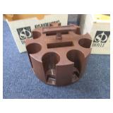 2 Hoyle Revolving Poker Chip Racks...