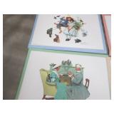 12 Norman Rockwell Placemats...