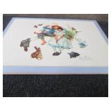 12 Norman Rockwell Placemats...