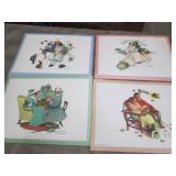 12 Norman Rockwell Placemats...