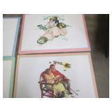 12 Norman Rockwell Placemats...