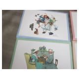 12 Norman Rockwell Placemats...