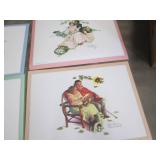 12 Norman Rockwell Placemats...