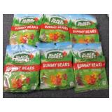 6- 4.5 oz Black Forest Gummy Bears...