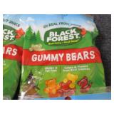 6- 4.5 oz Black Forest Gummy Bears...