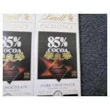 6- 3.5 oz Lindt 85% Cocoa Dark Choc...