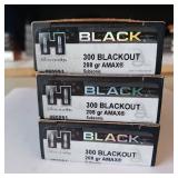 HORNADY 300 BLACKOUT 208 gr ** LOT has 3 boxes