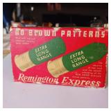 VINTAGE REMINGTON EXPRESS EXTRA LONG RANGE BOX AND SHELLS