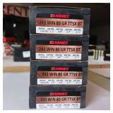 BARNES 243 WIN 80 gr TTSX BT ** lot has 4 boxes