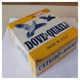 VINTAGE WINCHESTER DOVE AND QUAIL SHOTSHELL BOX WITH AMMO ** MADE IN USA **
