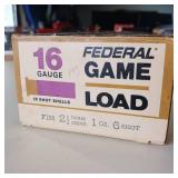 16 GAUGE FEDERAL GAME LOAD