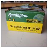 REMINGTON WHEEL GUN ** 38 SPECIAL 158 gr CD SWC