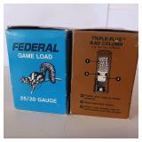 2 BOXES FEDERAL AMMO ** HI POWER AN GAME LOAD