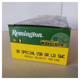 REMINGTON WHEEL GUN 38 SPECIAL 158 GR