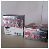 HORNADY CRITICAL DUTY 9MM LUGER 135 gr ** 2 BOX LOT