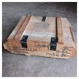 VINTAGE WOODEN AMMO BOX