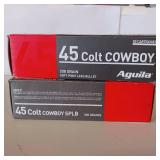 45 Colt Cowboy 200 gr ** lot of 2 boxes.