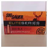 SIG SAUR 300 BLACK 120 gr ** 4 BOX LOT