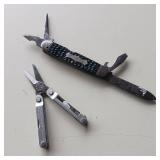 LEATHERMAN MICRA AND VINTAGE SCOUT FOLDABLE KNIFE