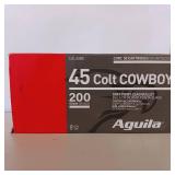 45 Colt Cowboy - one box 50 bullets soft point lead - 200 grain