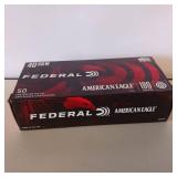 FEDERAL 40 S&W - one box