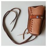 Hand crafted by Wayne West Authentic Leather Holster