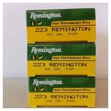REMINGTON HIGH PERFORMANCE ** 223 55gr ** lot of 3 boxes