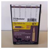 NOSLER Ballistic ammunition ** 270 WINCHESTER ** lot of 2 boxes