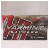 HORNADY VARMINT EXPRESS ** 22-250-REM **  LOT of 4  boxes