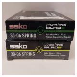 SAKO ** 30.06 SPRING ** Powerhead Blad ** 170 gr Lot of 2 boxes
