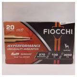FIOCCHI  270 WINCHESTER HYPERFORMANCE ** 130 GR.  LOT OF 2 BOXES